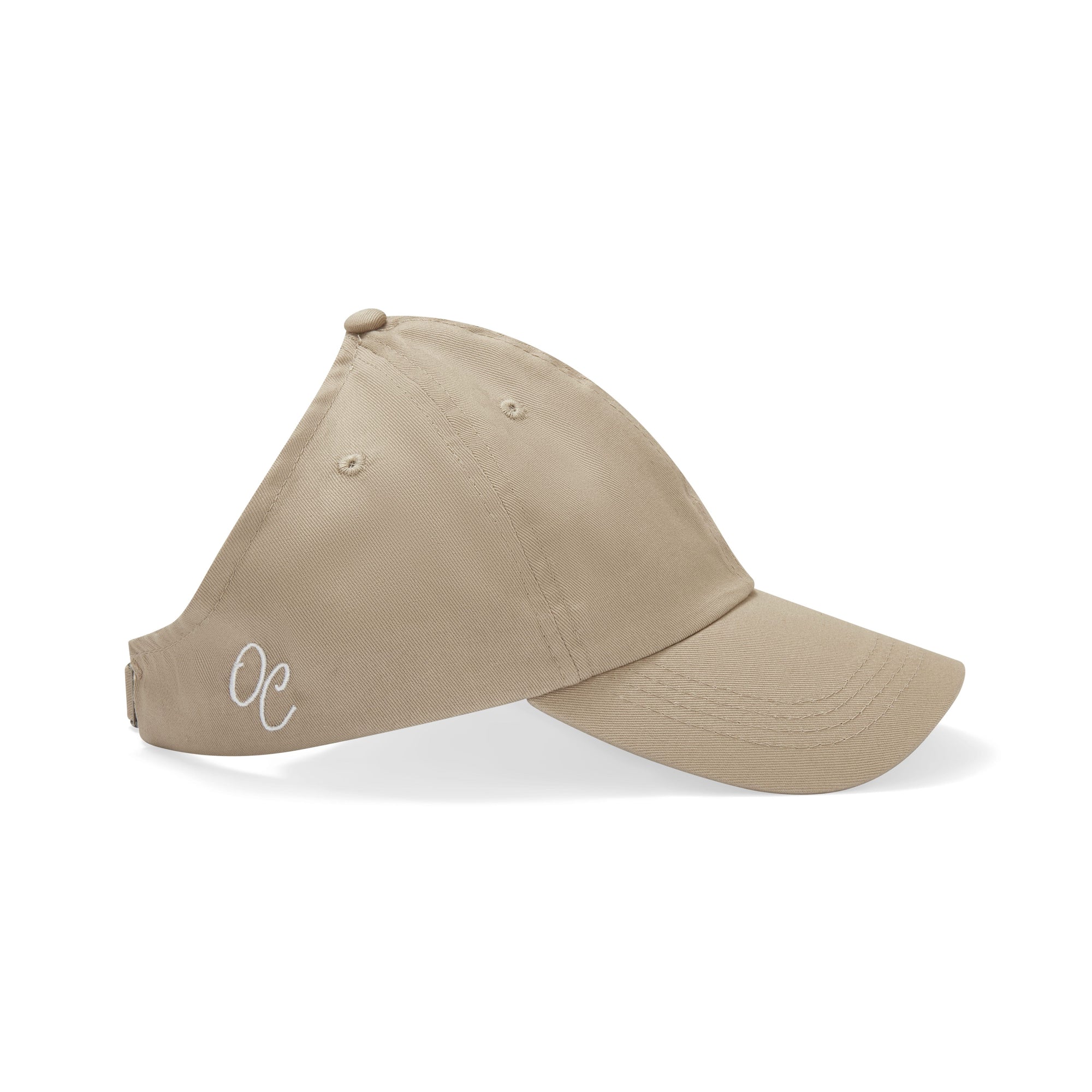 Only Curls Satin Lined Baseball Hat (with open back) - Beige - Only Curls