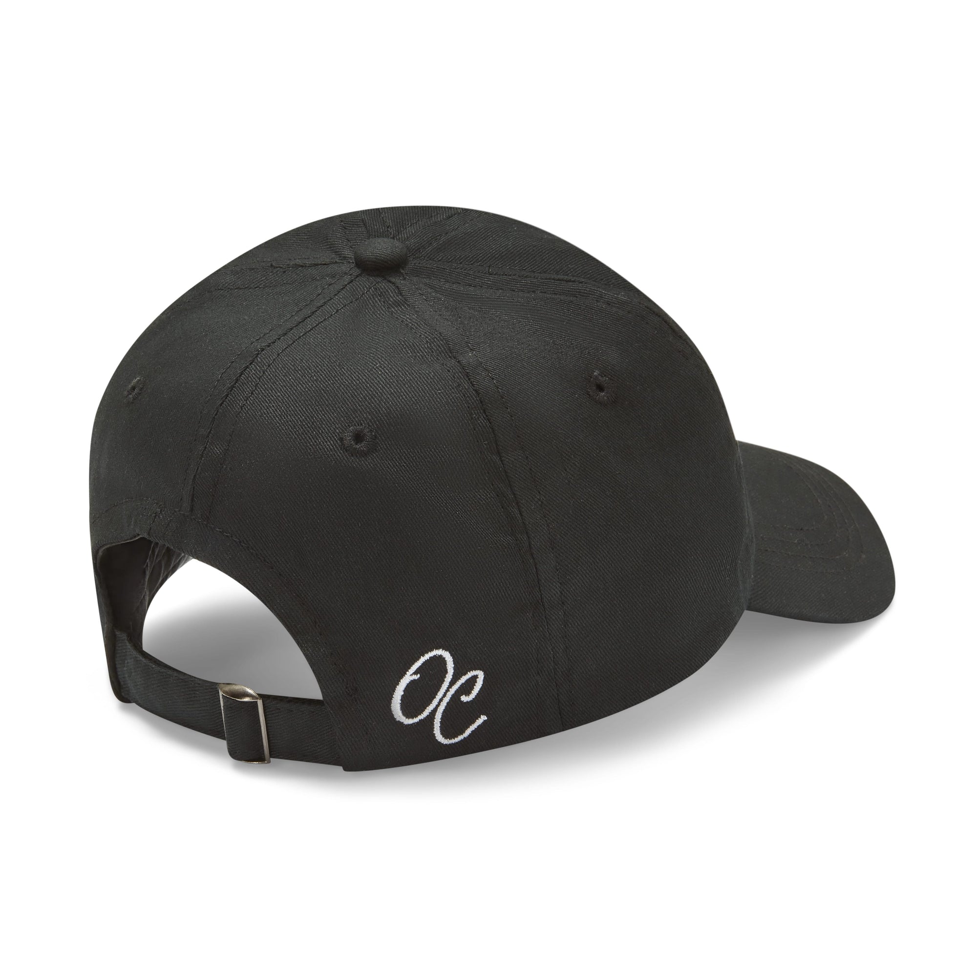 Only Curls Satin Lined Baseball Hat  - Black - Only Curls