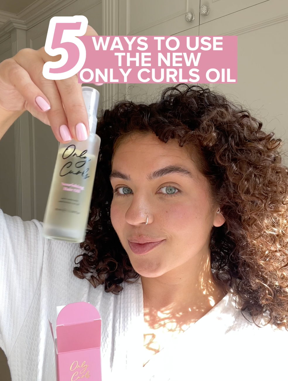 Spectacular Curly Hair Oil Scene in HD Spectacular Curly Hair Oil Scene in HD