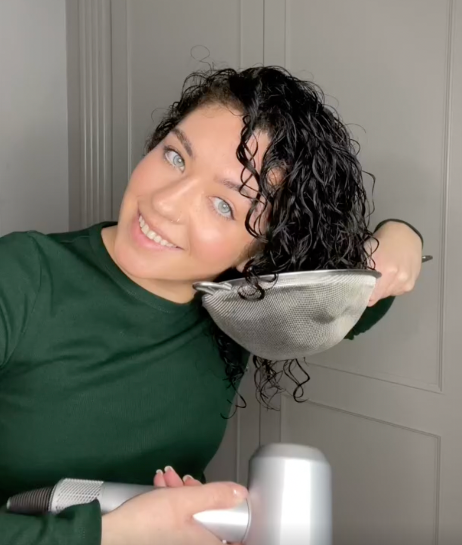 Pasta Strainer Method - Should You Dry Your Curls With A Sieve?