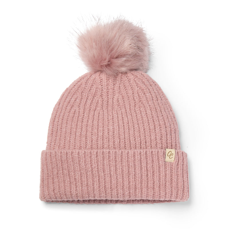 Satin Lined Beanie Pom Carrie