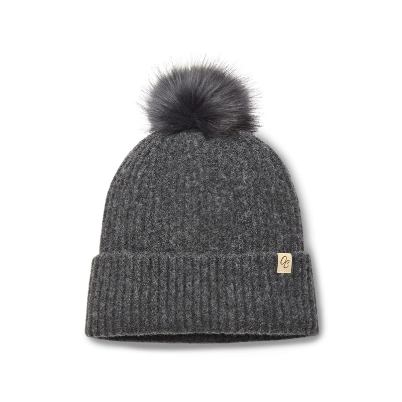 Satin Lined Beanie Pom Carrie