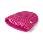 Only Curls Satin Lined Beanie - Ella in Hot Pink - Only Curls