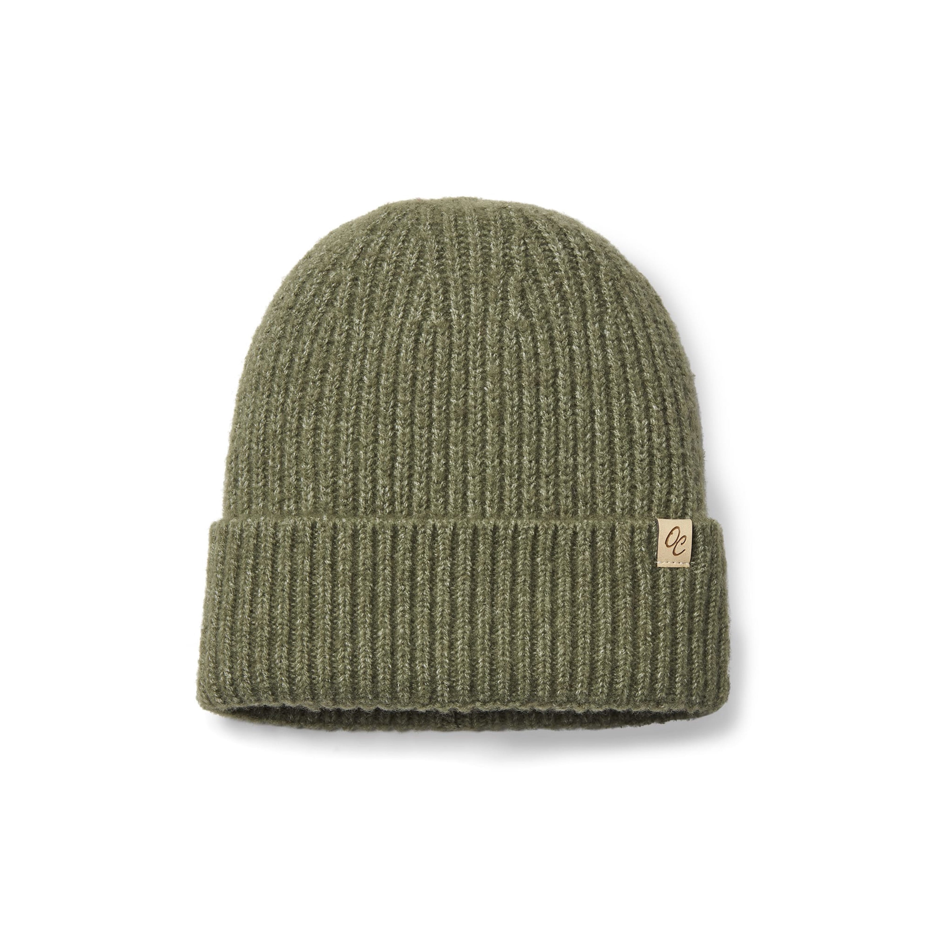 Only Curls Satin Lined Beanie - Ella in Olive - Only Curls
