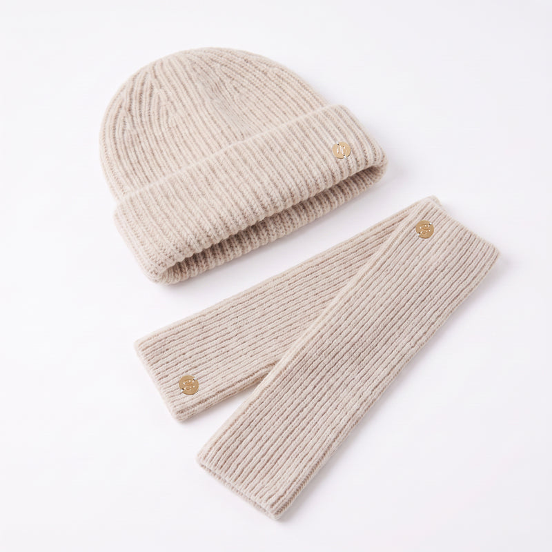 Super Soft Satin Lined Beanie & Glove Set