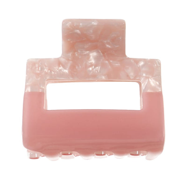 Only Curls Square Claw Clip - Pink