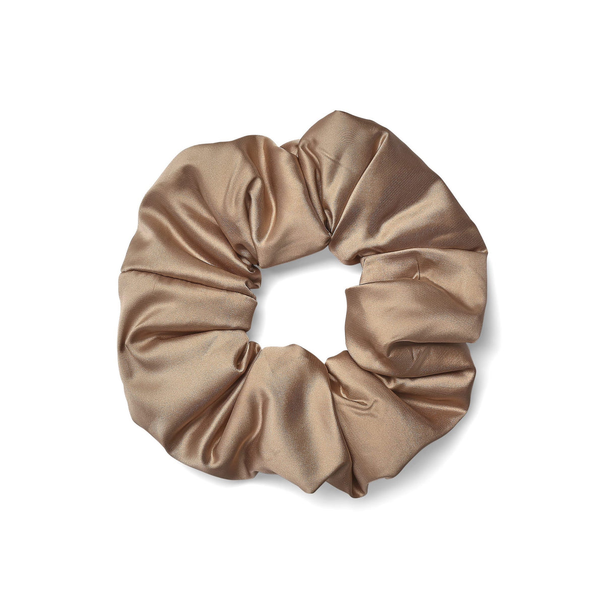 Only Curls Satin Pillow Scrunchies - Black and Bronze Twin Pack