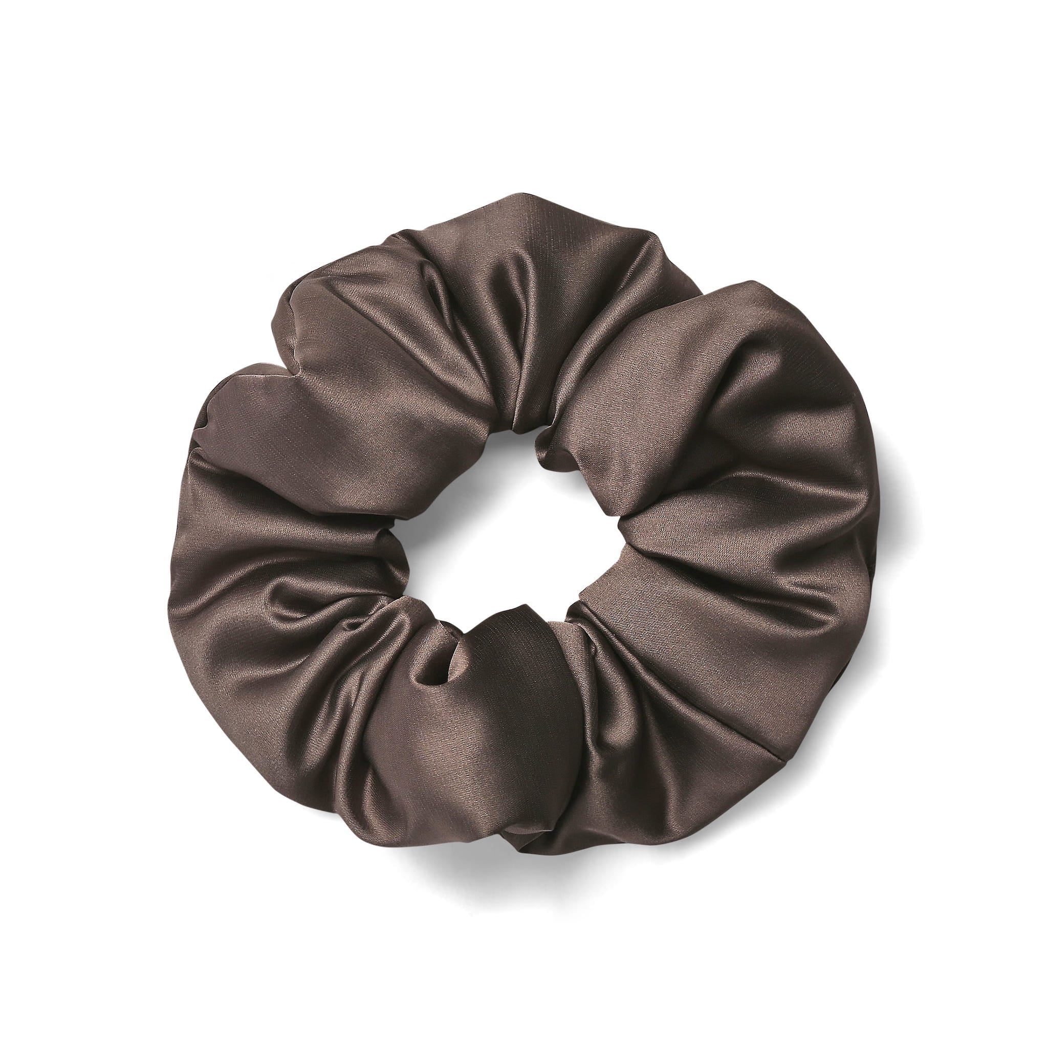Only Curls Satin Pillow Scrunchies - Slate Grey and Dusty Pink Twin Pack - Only Curls