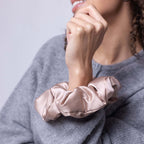 Only Curls Satin Pillow Scrunchies - Black and Bronze Twin Pack - Only Curls