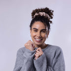 Only Curls Satin Pillow Scrunchies - Black and Bronze Twin Pack - Only Curls