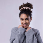 Only Curls Satin Pillow Scrunchies - Black and Bronze Twin Pack - Only Curls