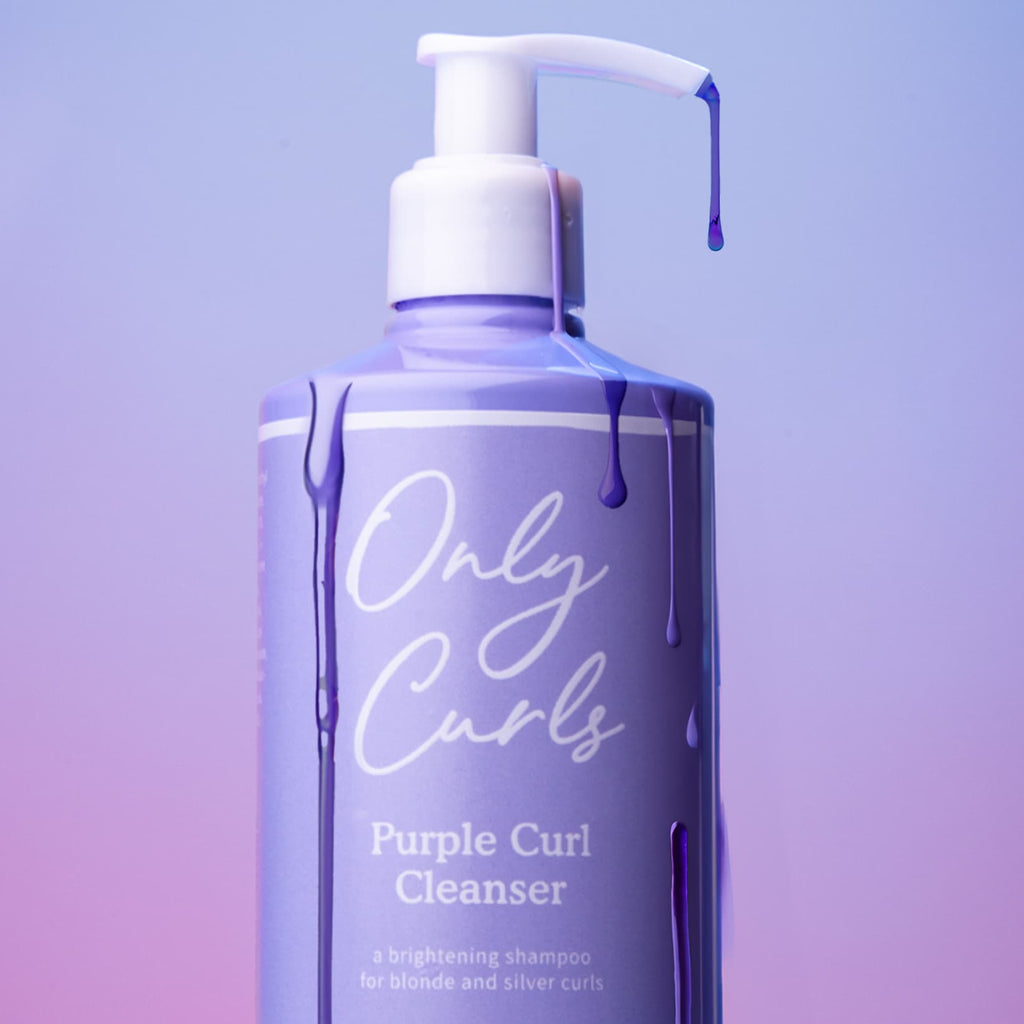 Purple Curl Cleanser - Purple Shampoo For Curly Hair - Only Curls