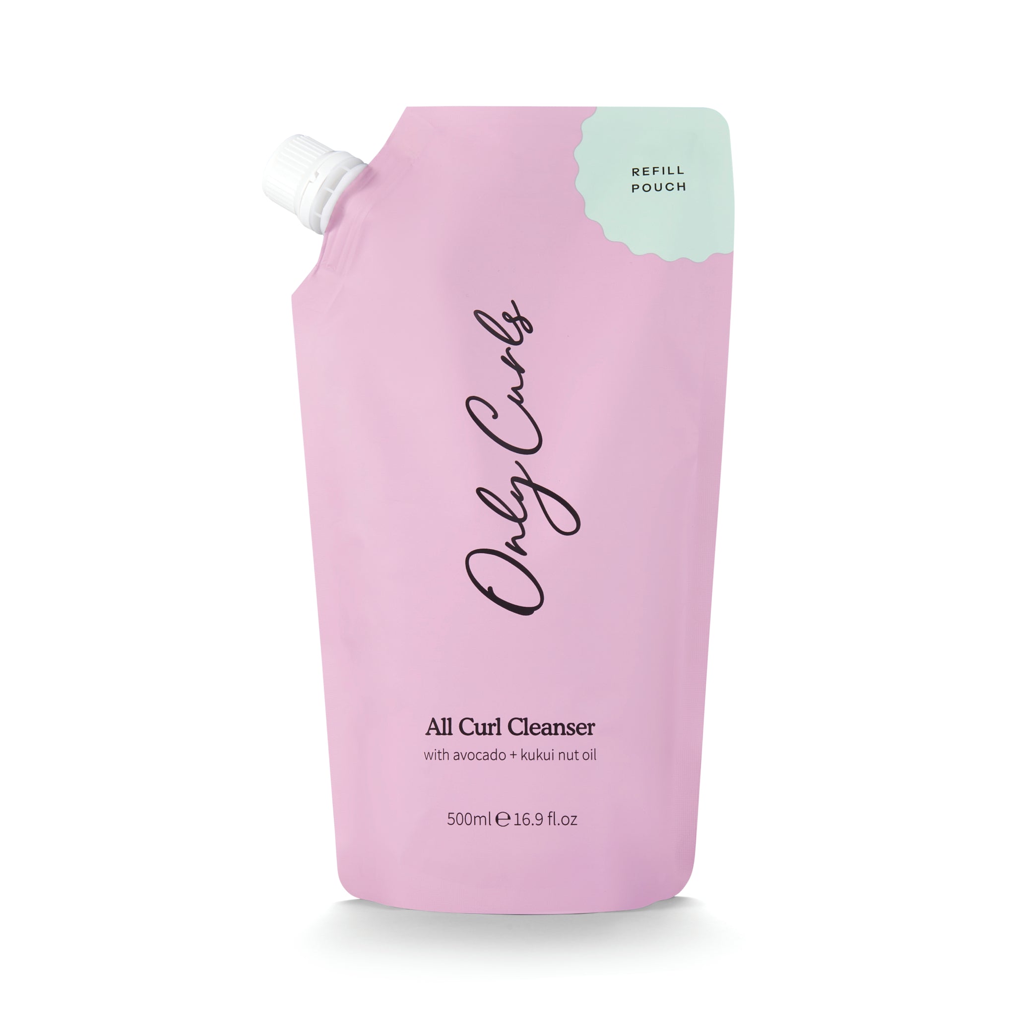 Only Curls All Curl Cleanser 500ml - Refill Pouch - Only Curls