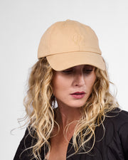 Satin Lined Baseball Hat (full cap) - Caramel OC
