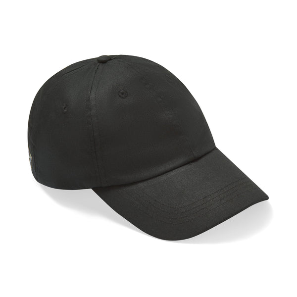 Only Curls Satin Lined Baseball Hat  - Black