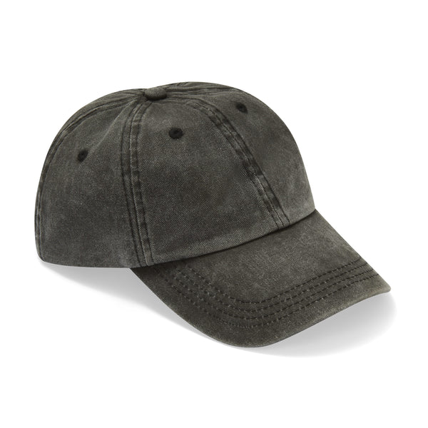 Only Curls Satin Lined Baseball Hat  - Washed Grey