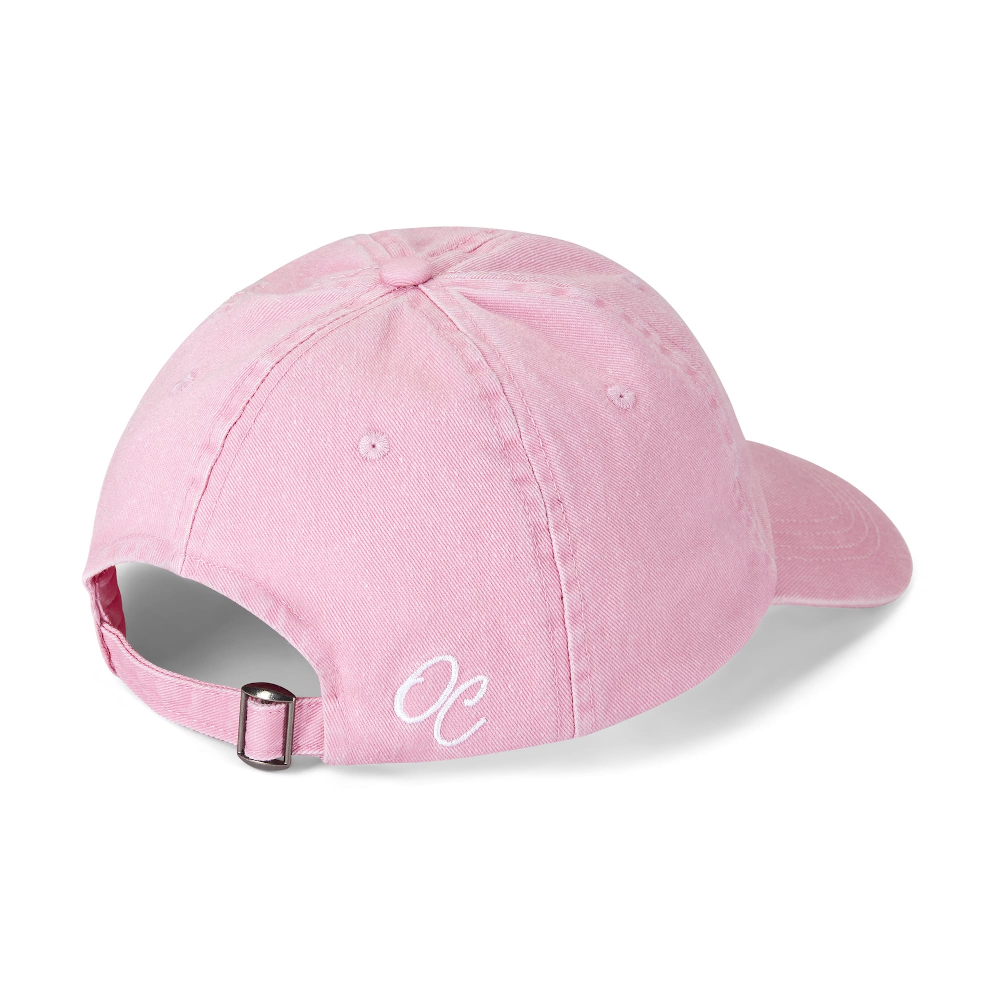 Only Curls Satin Lined Baseball Hat - Washed Pink