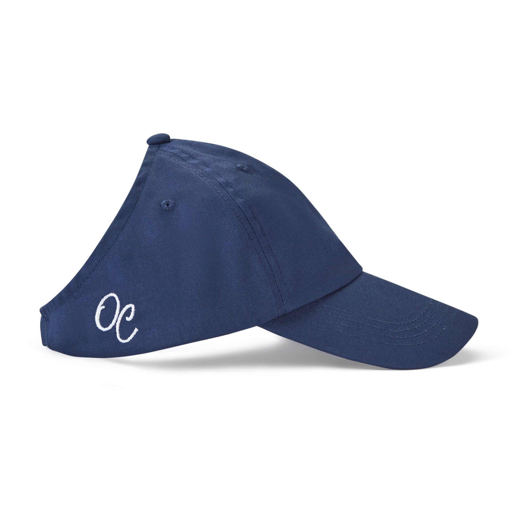 Only Curls Satin Lined Baseball Hat (with open back) - Navy - Only Curls
