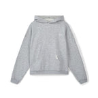 Only Curls Satin Lined Hoodie, Relaxed Fit - Grey Marl - Only Curls
