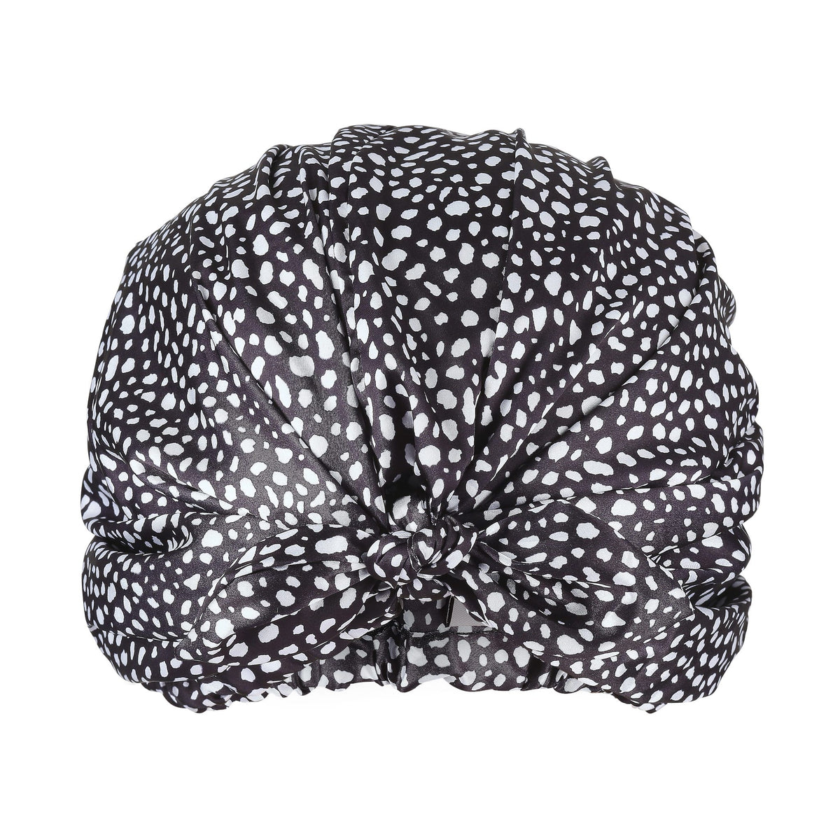 Only Curls Satin Sleep Turban - Dalmatian Spot