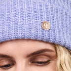 Only Curls Dusty Blue Super Soft Satin-Lined Beanie & Glove Set - Only Curls