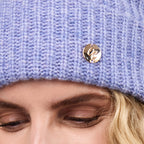 Only Curls Dusty Blue Super Soft Satin-Lined Beanie & Glove Set - Only Curls