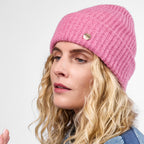 Only Curls Dusty Pink Super Soft Satin-Lined Beanie & Glove Set - Only Curls