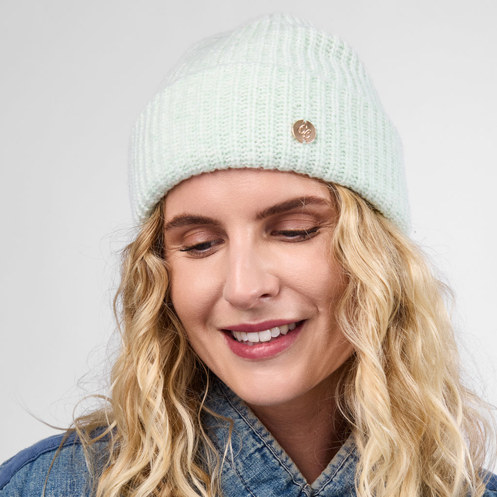 Only Curls Minty Green Super Soft Satin-Lined Beanie & Glove Set - Only Curls