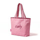 Only Curls Curly Scallop Tote Bag - Dusty Pink