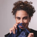 Only Curls Satin Lined Baseball Hat (with open back) - Washed Olive