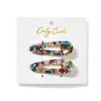 Only Curls Colour Confetti Crocodile Hair Clips - Only Curls