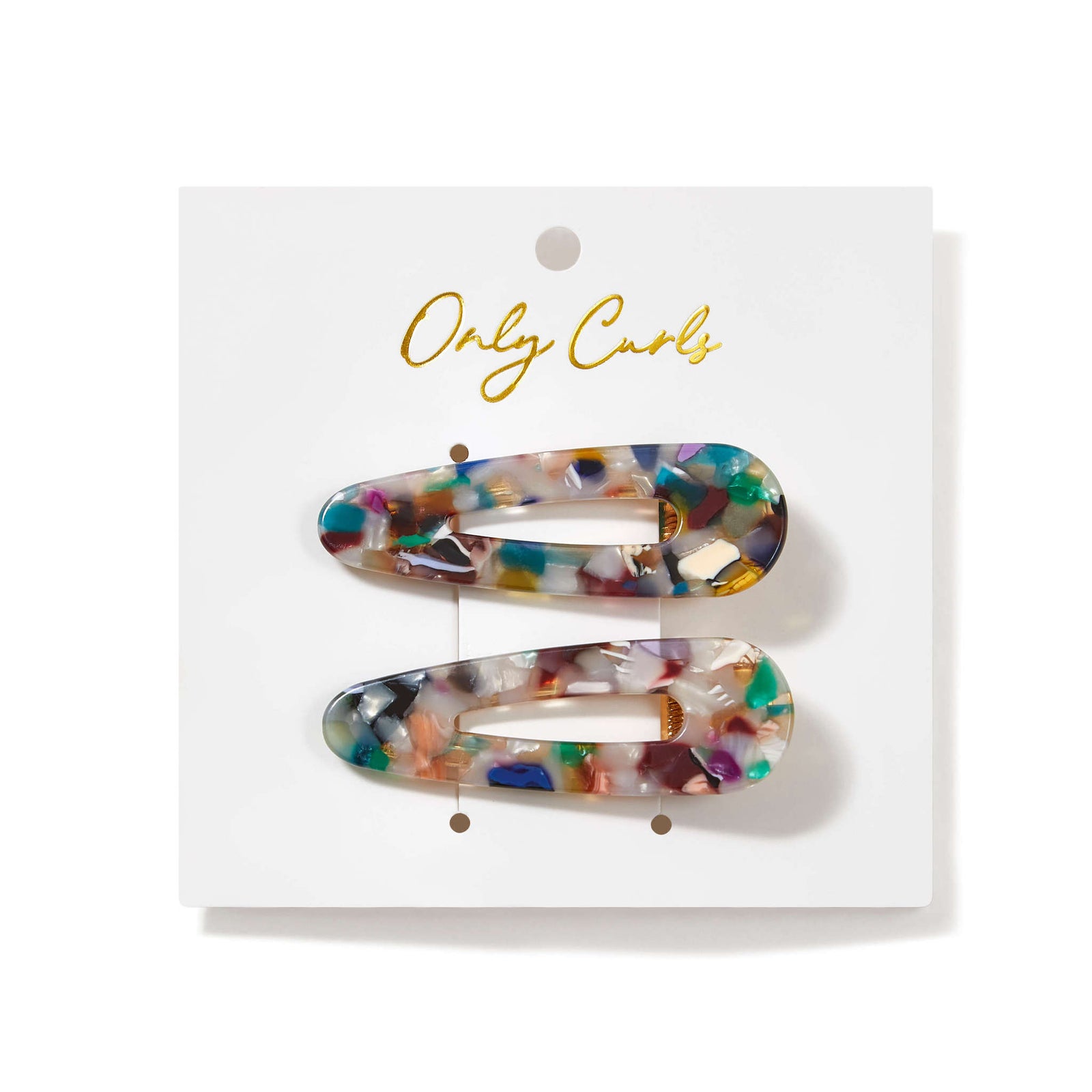 Only Curls Colour Confetti Crocodile Hair Clips - Only Curls