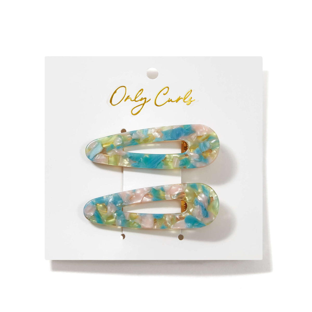Only Curls Colour Splash Crocodile Hair Clips - Only Curls