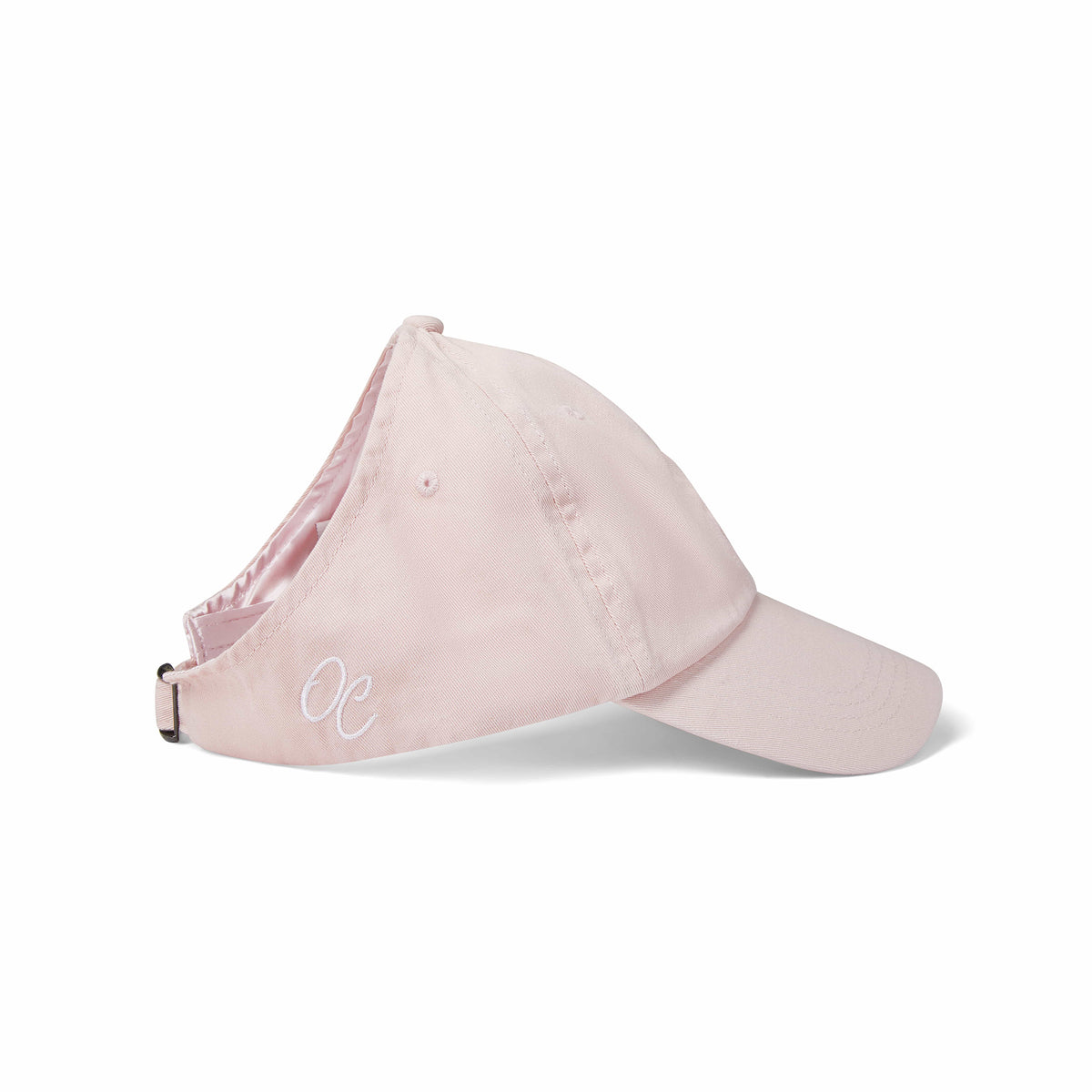 Only Curls Satin Lined Baseball Hat (with open back) - Pink - Only Curls