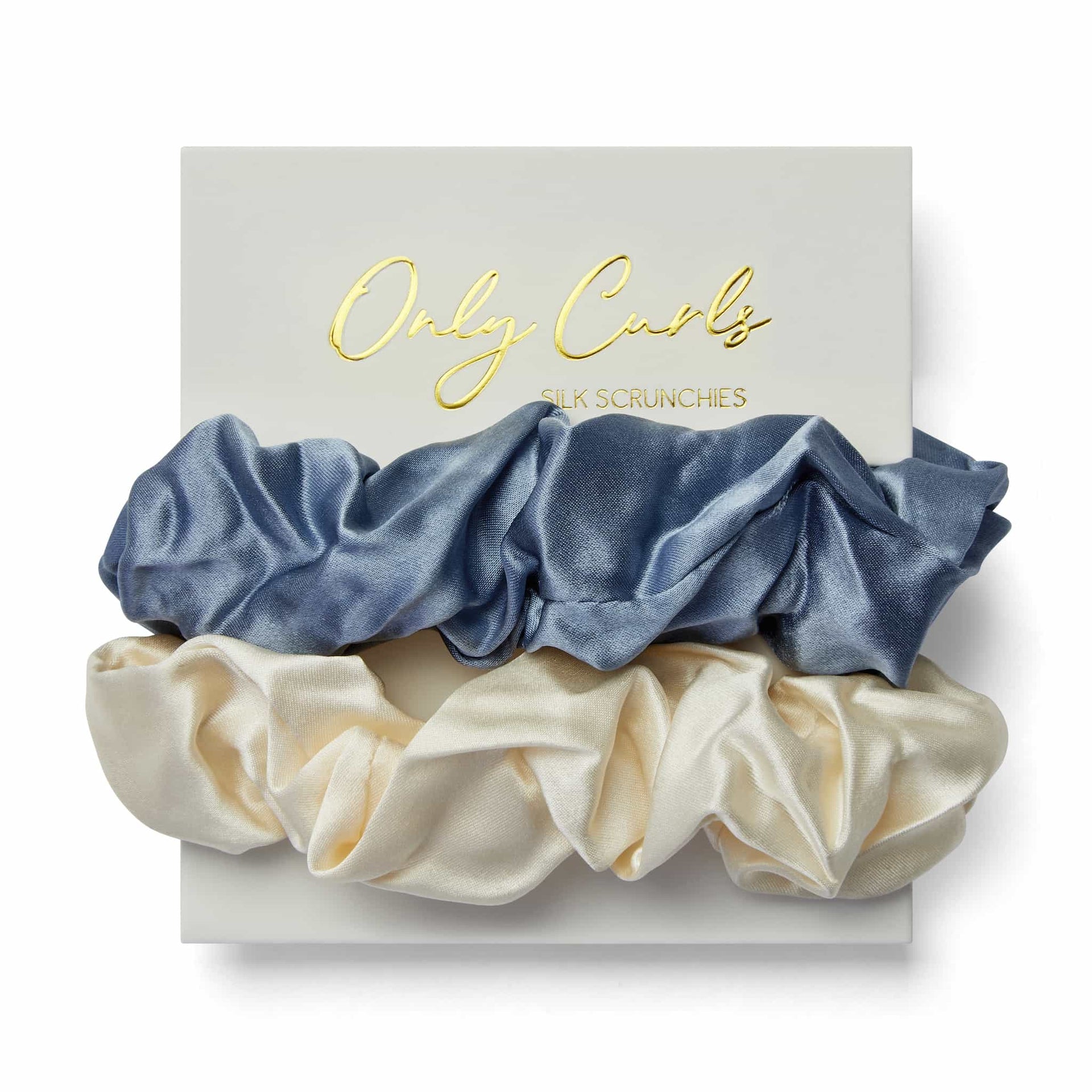 Silk Scrunchies Dusty Ivory