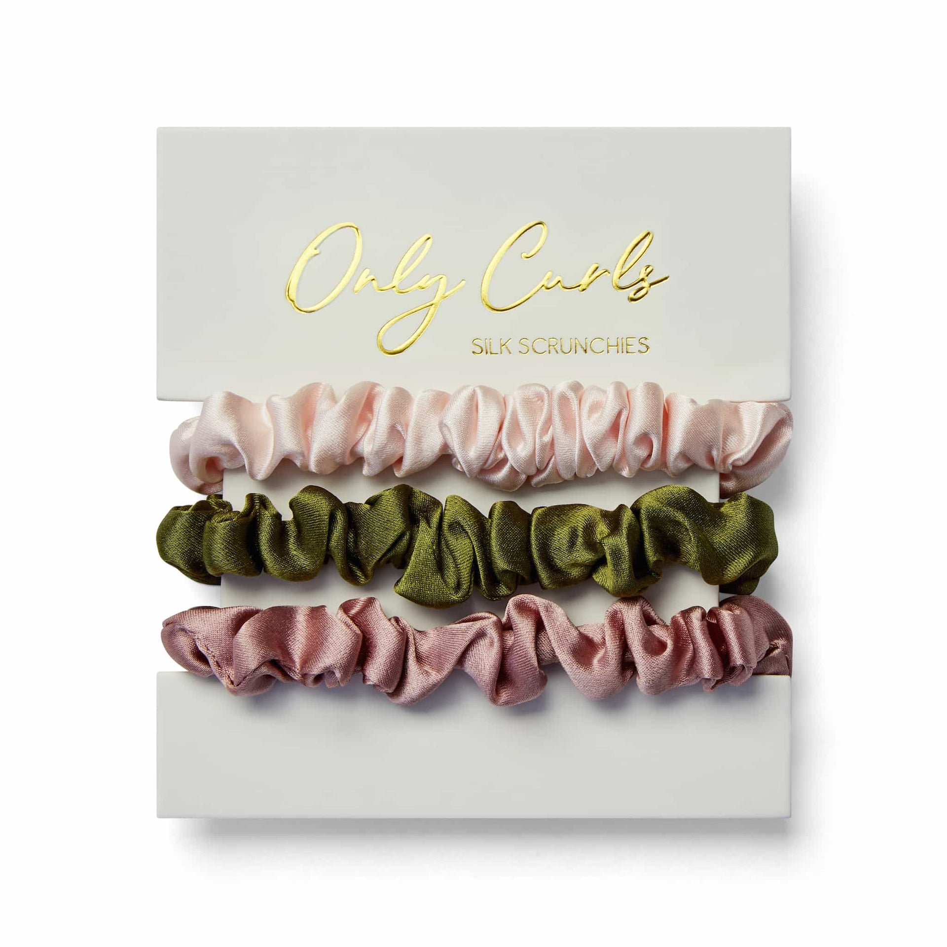 Silk Scrunchies Pinks