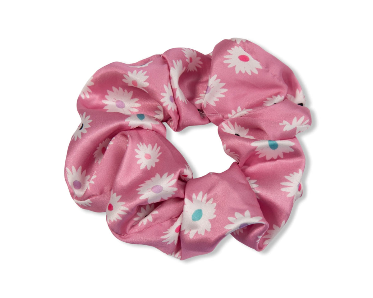 Only Curls Satin Scrunchies - Daisy Twin Pack - Only Curls