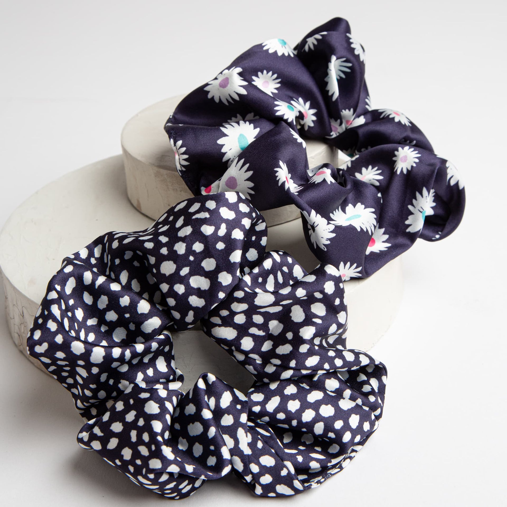 Satin Scrunchies Twin Pack