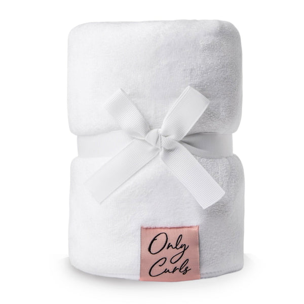 Only Curls Microfibre Hair Towel - White