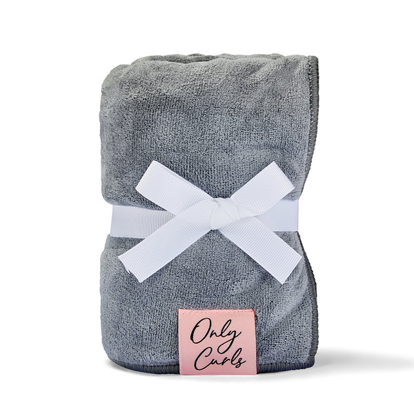 Only Curls Microfibre Hair Towel - Grey