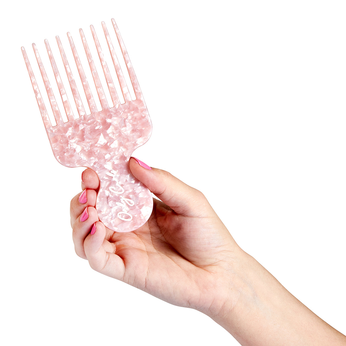 Only Curls Pink Shimmer Afro Comb - Only Curls