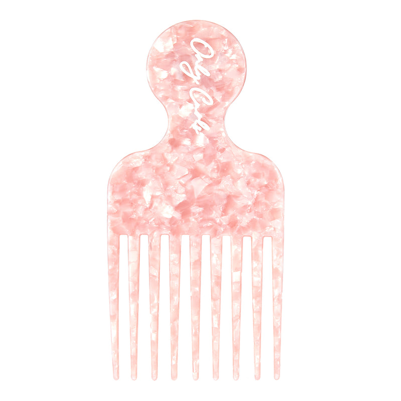 Only Curls Afro Comb - Pink Shimmer